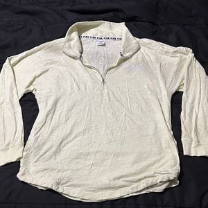 Victoria's Secret PINK Light Cream Pullover
